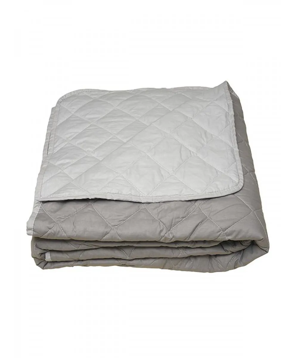 Κουβερλί Menta Grey/Dark Grey Υπέρδιπλο (220x240)