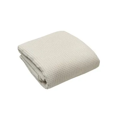 Κουβέρτα πικέ cotton Beige King Size (240x260)
