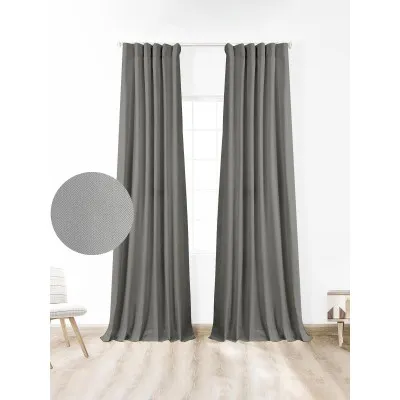 Κουρτίνα μπλακάουτ Foresta Grey 145x280