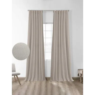 Κουρτίνα μπλακάουτ Foresta Sand 145x280
