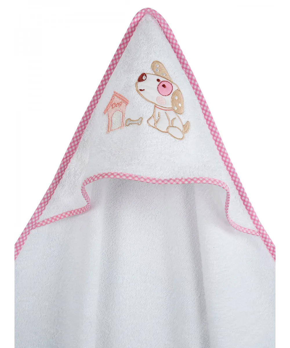 Κάπα κεντητή Dog 07 Rose 75x75