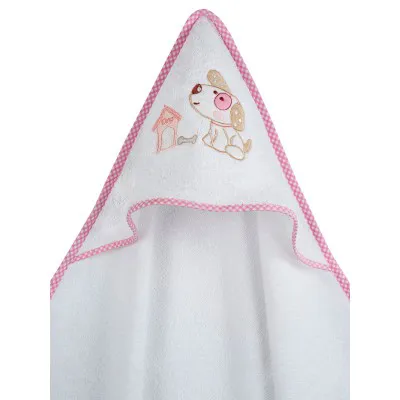 Κάπα κεντητή Dog 07 Rose 75x75