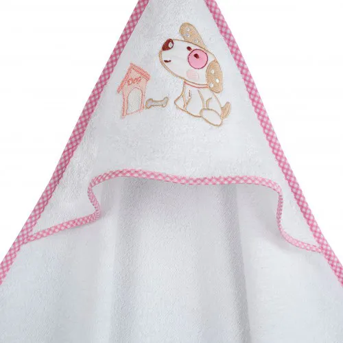 Κάπα κεντητή Dog 07 Rose 75x75
