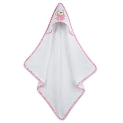 Κάπα κεντητή Bear 04 Rose 75x75