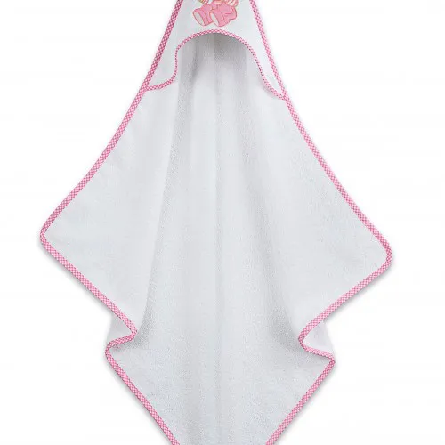 Κάπα κεντητή Bear 04 Rose 75x75