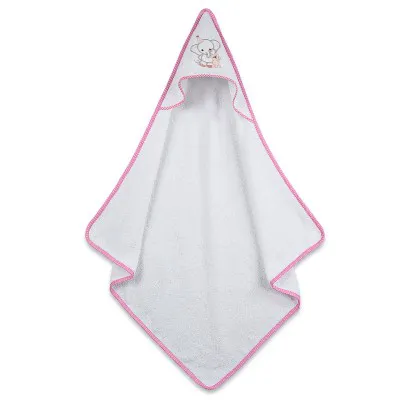 Κάπα κεντητή Elephant Pink 75x75