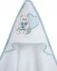 Κάπα κεντητή Heart Blue 75x75