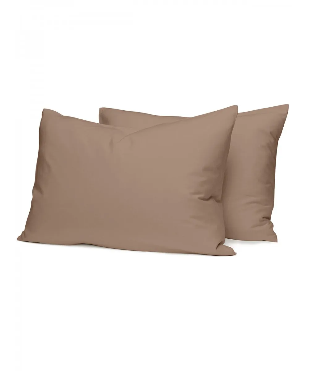 Μαξιλαροθήκες Cotton Feelings 118 Brown 50x70