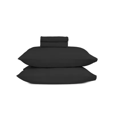 Μαξιλαροθήκες Cotton Feelings 111 Black 50x70