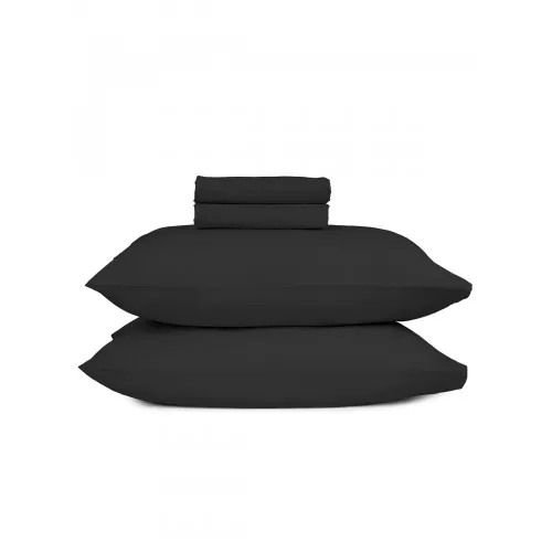 Μαξιλαροθήκες Cotton Feelings 111 Black 50x70