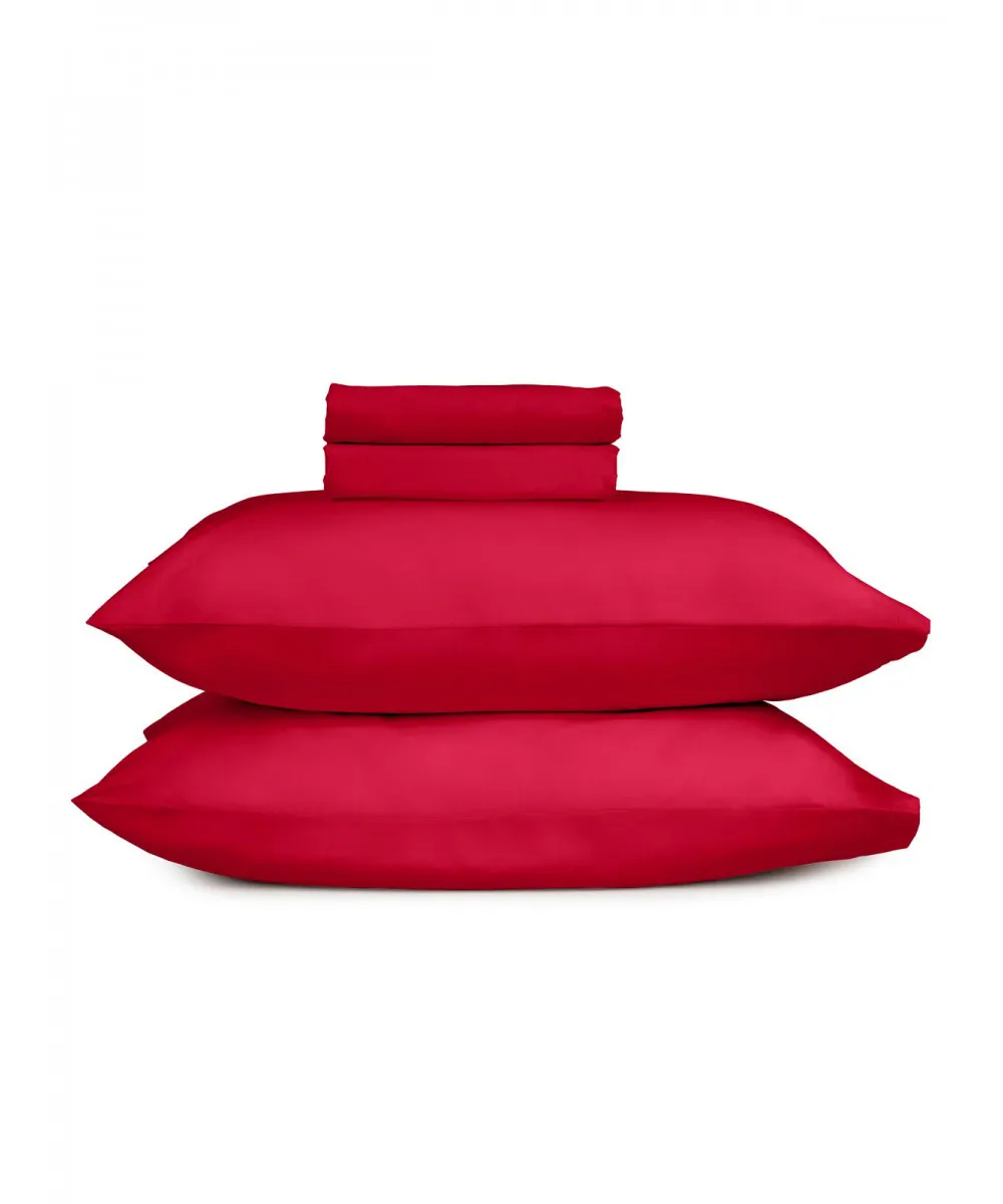 Μαξιλαροθήκες Cotton Feelings 113 Red 50x70