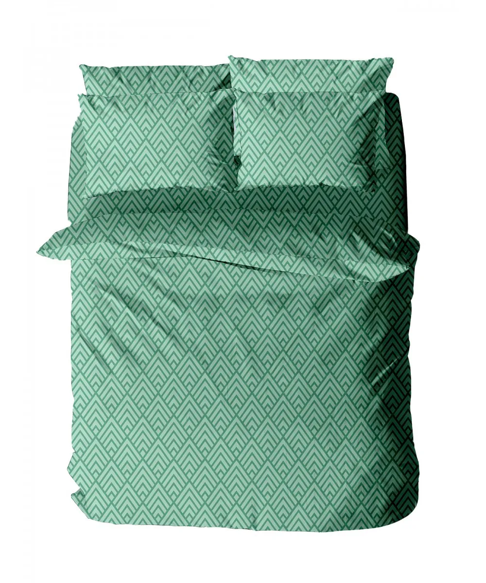 Μαξιλαροθήκη Menta Εμπριμέ 500 Aqua 50x70