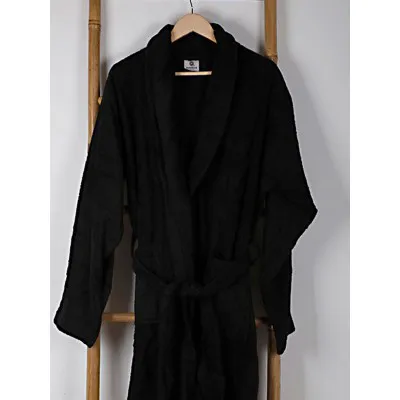 Μπουρνούζι Sato Black Large