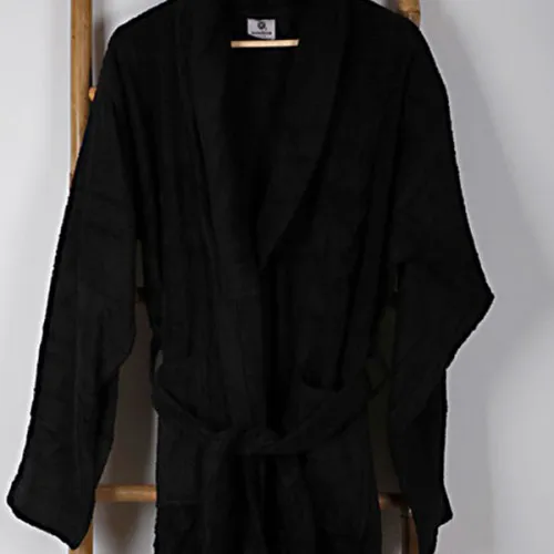 Μπουρνούζι Sato Black Large
