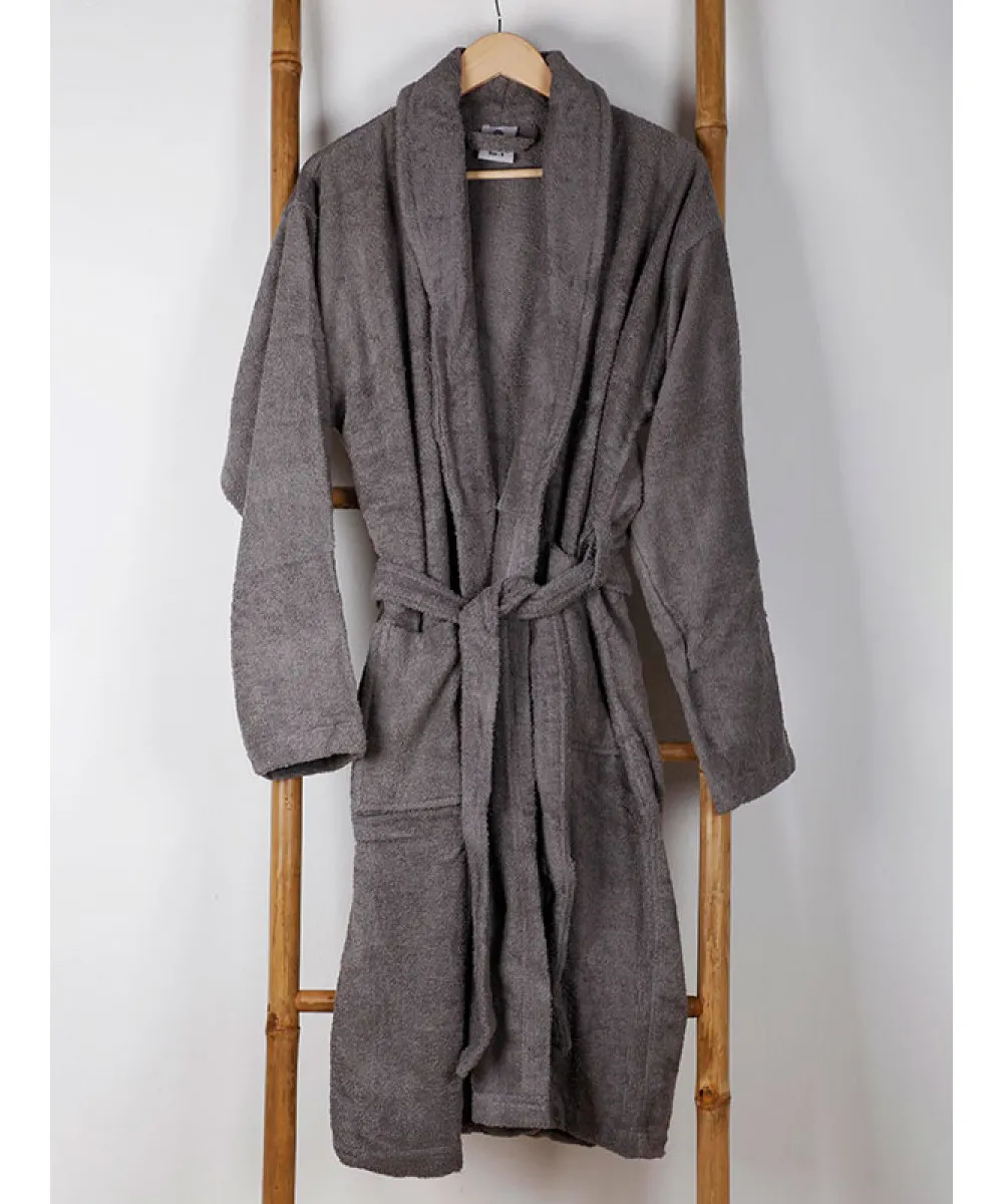 Μπουρνούζι Sato Grey Large