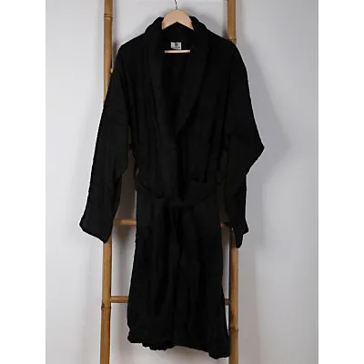 Μπουρνούζι Sato Black XLarge