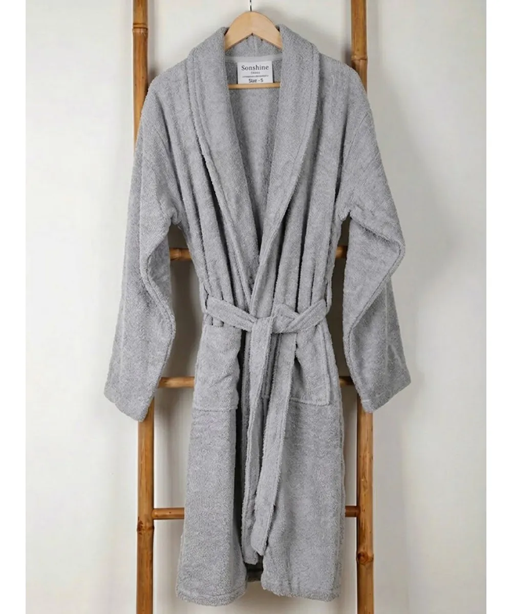 Μπουρνούζι Sato Light Grey Small