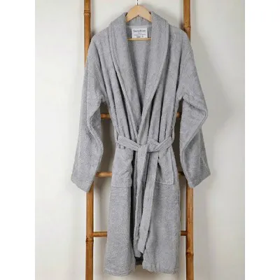 Μπουρνούζι Sato Light Grey Large