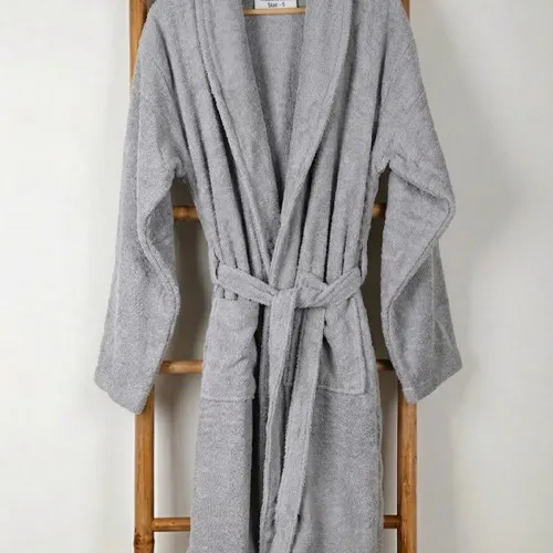 Μπουρνούζι Sato Light Grey Large
