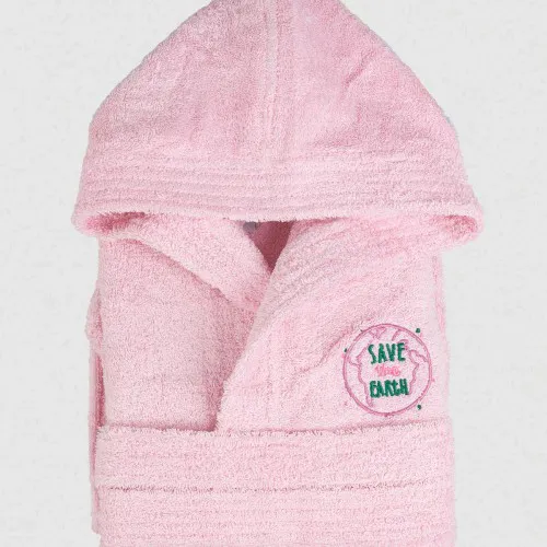 Μπουρνούζι Παιδικό Eco Pink Ηλικία 2-4