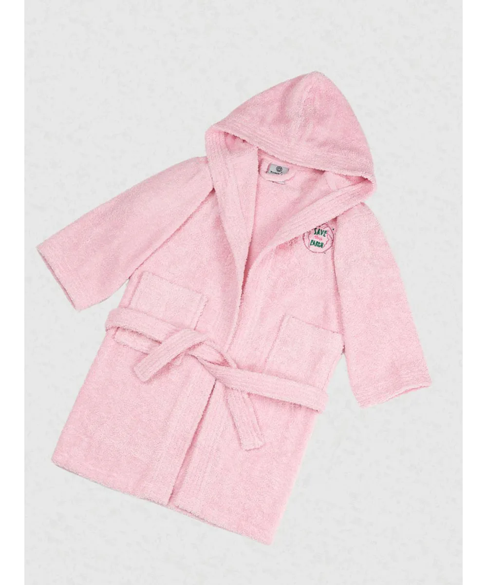 Μπουρνούζι Παιδικό Eco Pink Ηλικία 2-4