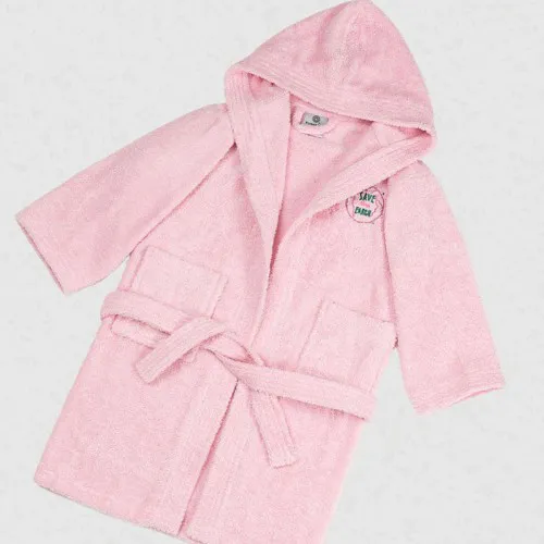 Μπουρνούζι Παιδικό Eco Pink Ηλικία 2-4