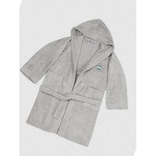 Μπουρνούζι Παιδικό Eco Grey Ηλικία 8-10