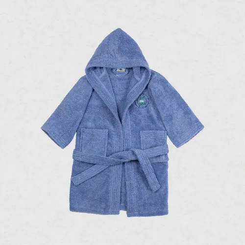 Μπουρνούζι Παιδικό Eco Blue Ηλικία 12-14