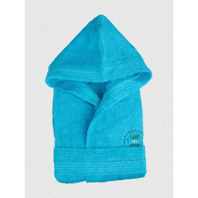 Μπουρνούζι Παιδικό Eco Turquoise Ηλικία 2-4