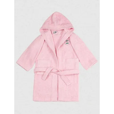Μπουρνούζι Παιδικό Eco Pink Ηλικία 4-6