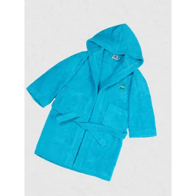 Μπουρνούζι Παιδικό Eco Turquoise Ηλικία 4-6