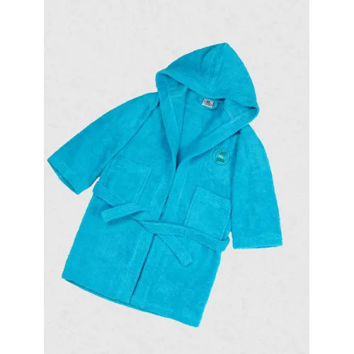 Μπουρνούζι Παιδικό Eco Turquoise Ηλικία 4-6