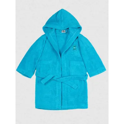 Μπουρνούζι Παιδικό Eco Turquoise Ηλικία 4-6