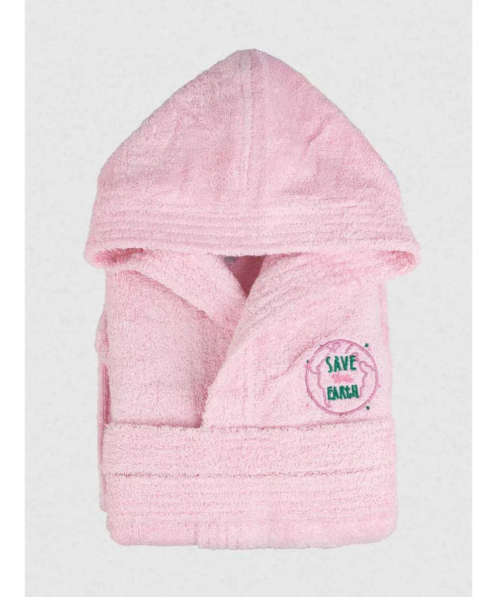 Μπουρνούζι Παιδικό Eco Pink Ηλικία 6-8