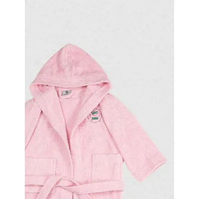 Μπουρνούζι Παιδικό Eco Pink Ηλικία 6-8