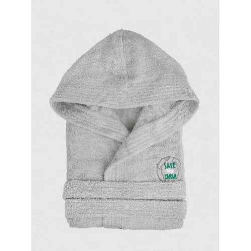Μπουρνούζι Παιδικό Eco Grey Ηλικία 2-4