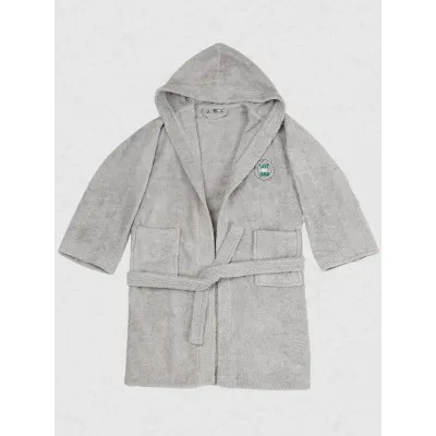 Μπουρνούζι Παιδικό Eco Grey Ηλικία 6-8