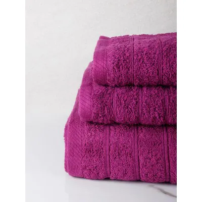 Πετσέτα πενιέ Dory 17 Dark Mauve Σετ 3 τεμ.