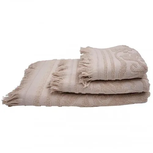 Πετσέτα Κρόσι 1 Beige Μπάνιου (80x150)