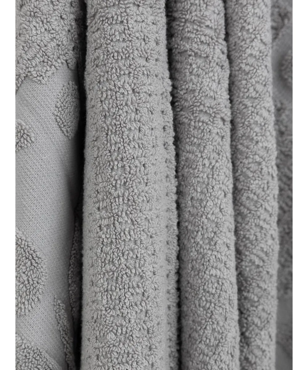 Πετσέτα Κρόσι 6 Light Grey Μπάνιου (80x150)