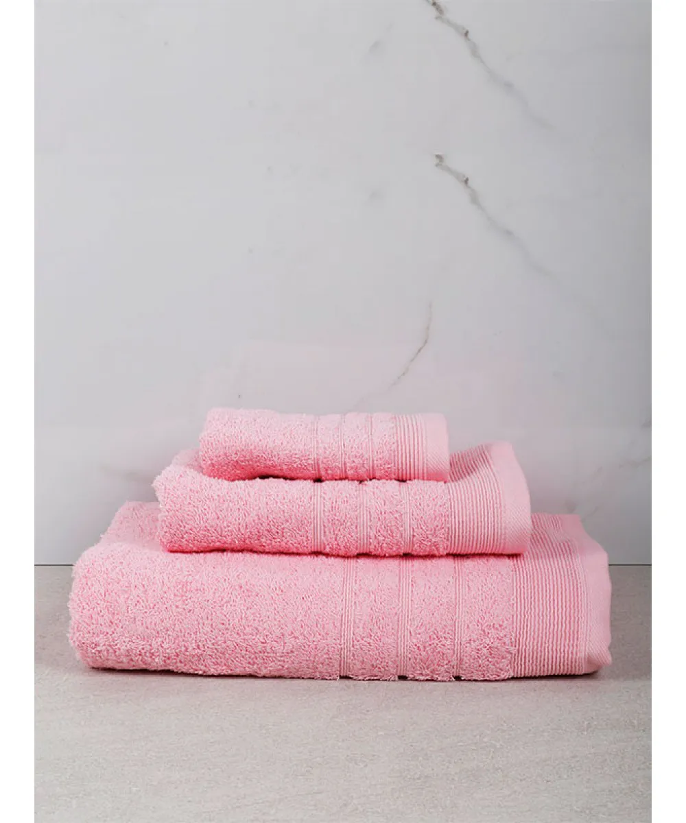 Πετσέτα Χίμπουρι 1 Pink Μπάνιου (70x140)