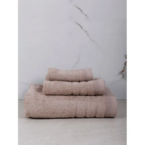 Πετσέτα Χίμπουρι 11 Medium Beige Μπάνιου (70x140)
