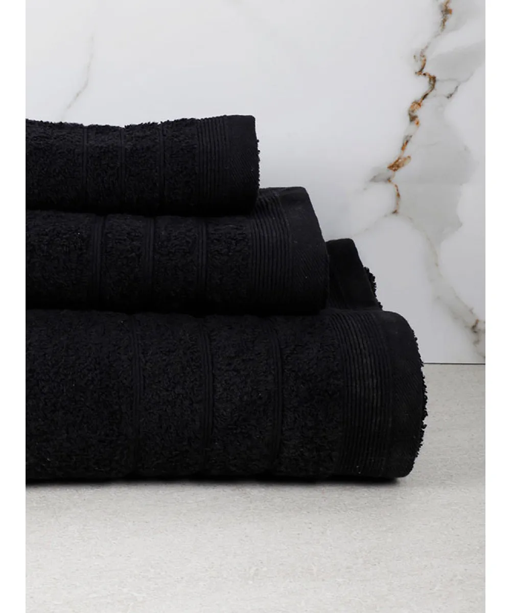 Πετσέτα Χίμπουρι 15 Black Μπάνιου (70x140)