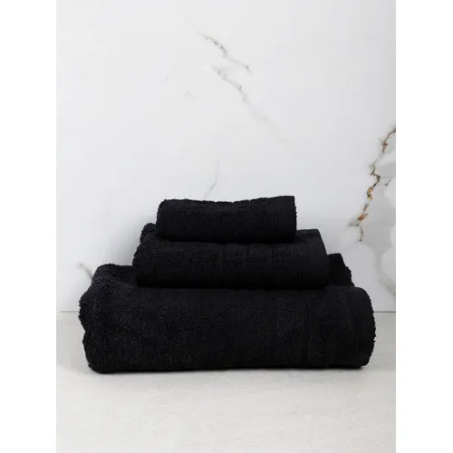 Πετσέτα Χίμπουρι 15 Black Μπάνιου (70x140)