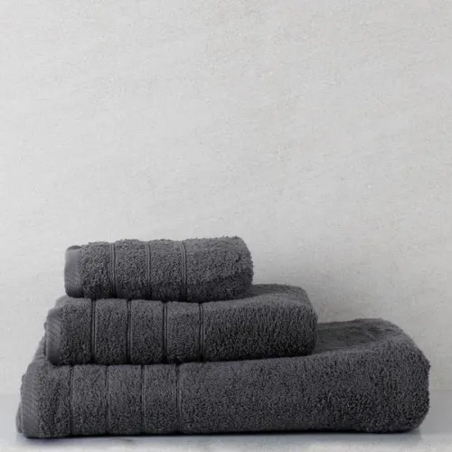 Πετσέτα πενιέ Dory 10 Dark Grey Χεριών (30x50)