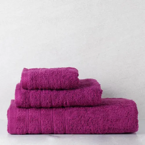 Πετσέτα πενιέ Dory 17 Dark Mauve Μπάνιου (80x150)