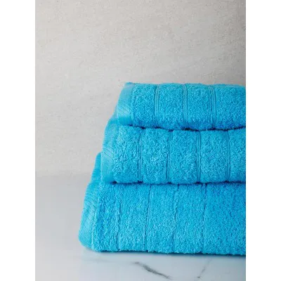 Πετσέτα πενιέ Dory 2 Turquoise Μπάνιου (80x150)