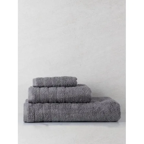 Πετσέτα πενιέ Dory 20 Grey Μπάνιου (80x150)