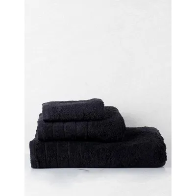 Πετσέτα πενιέ Dory 21 Black Μπάνιου (80x150)