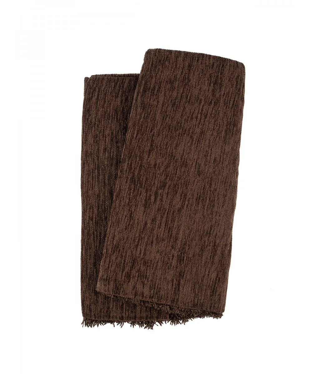 Ριχτάρι Σενίλ  Dark Brown Μονοθέσιο
